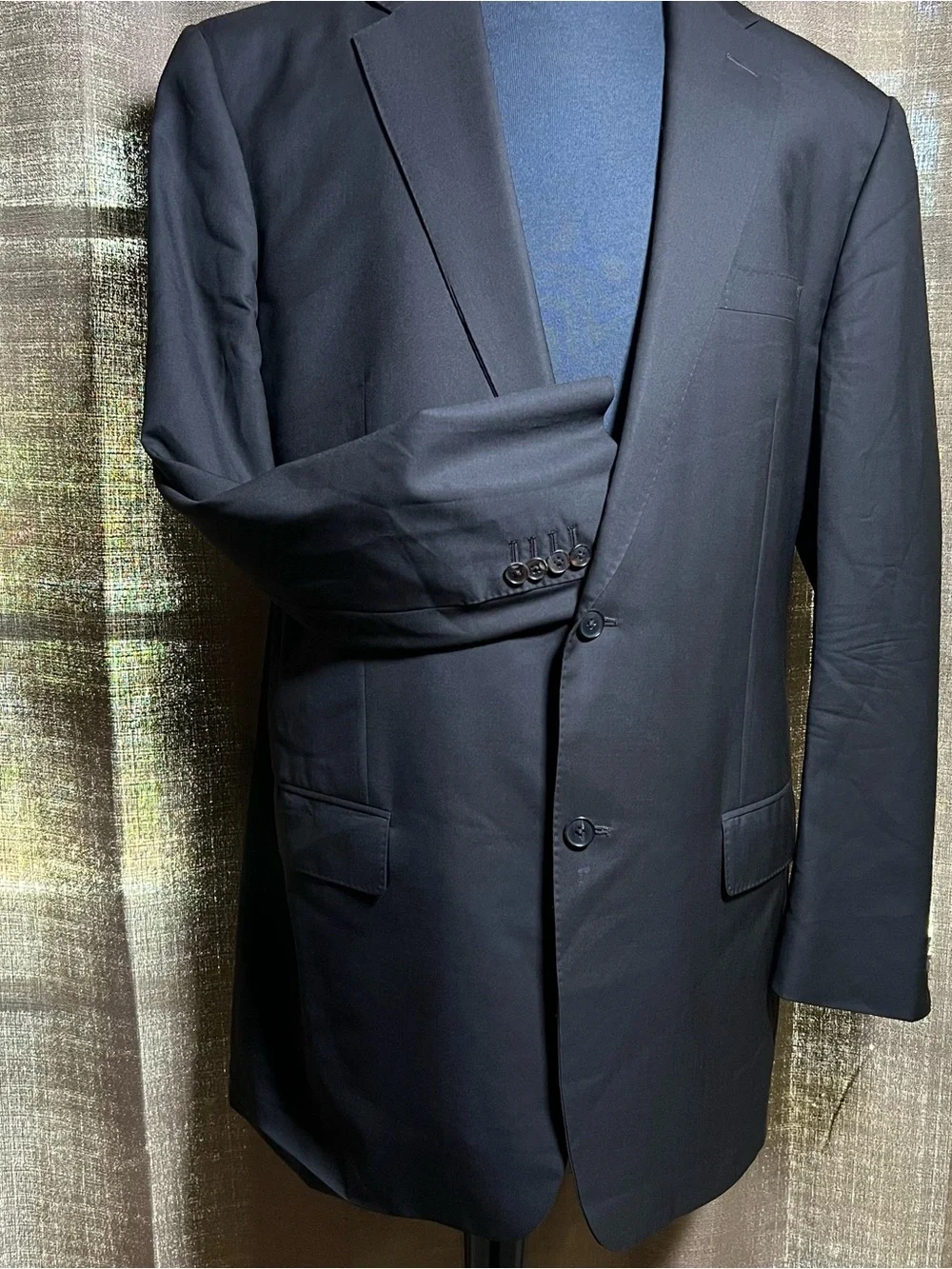 Vitale Barberis Canonico Revenge Brown Paisley Lined Wool Men’s Blazer 48L
